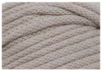 Glorex Wolle Makramee Cord gewebt 85 m x 3 mm, 250 g, Beige - Packungsgrösse: 1 Stück - Länge: 85 m - Material: Polyester - Baumwolle - Viskose - Detailfarbe: Beige - Waschbar bei: 40 °C - Nadelstärke: 3 mm