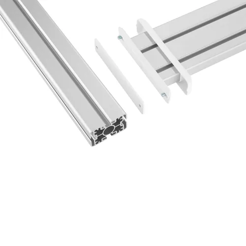 InLine Slatwall Panel Aluminium - für Tischhalterung - 1m