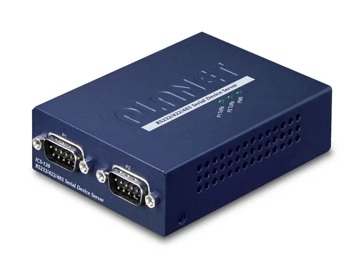 PLANET 2-Port RS232422485 zu 1-Port FE Ethernet Konverter