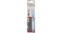 Bosch Professional Säbelsägeblatt S 922 AF Flexible for Metal, 5 Stück - Zubehörtyp: Säbelsägeblatt - Verpackungseinheit: 5 Stück - Für Material: Stahl - NE-Metall