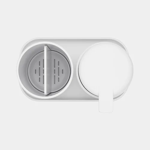 Brabantia Seifenspender-Set ReNew mit Zahnputzbecher und Schale Weiss - Wandmontage: Nein - USB-Schnittstelle: Nein - Sensor-Technik: Nein - Detailfarbe: Weiss - Fassungsvermögen: 250 ml