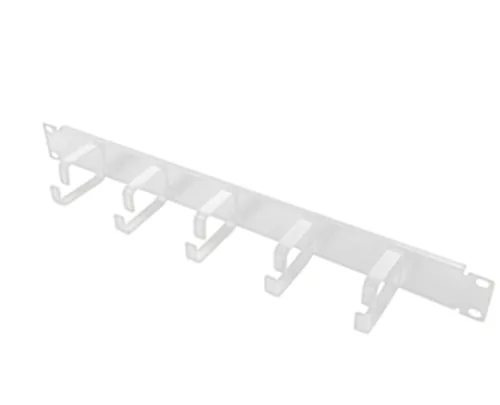 Logilink Kabelführungspanel 19 1HE, 5 Stahlbügel, grau