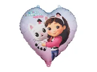 Partydeco Folienballon Gabbys Dollhouse Herz Mehrfarbig - Packungsgrösse: 1 Stück - Grösse: 35 cm - Produkttyp: Folienballon - Motiv: Herz - Detailfarbe: Mehrfarbig - Material: Polyethylen (PE)