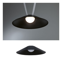 Paulmann ULine Pendel Cone 350 mm, 3000 K, 90 Ra, Aluminium, Schwarz - Detailfarbe: Schwarz - Lampensockel: LED fest verbaut - Smart Home: Ja - Lichtfarbe: Warmweiss - Lichtstärke: 1245 lm - Dimmbar: nicht dimmbar