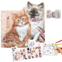 Topmodel Malbuch Kitty Top Model - Papierformat: 29 x 25 cm - Produkttyp: Malbuch - Anwender: Kinder