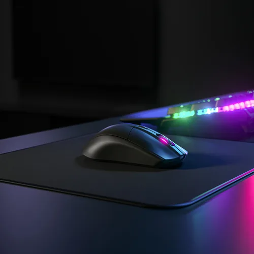 Steel Series Gaming-Maus Rival 3 Wireless - Maus Features: Umschaltbare DPI-Auflösung - RGB-Beleuchtung - Daumentaste - Beleuchtung - Scrollrad - Bedienungsseite: Rechtshänder - Detailfarbe: Schwarz - Gewicht: 106 g - Verbindungsart: Kabellos - Schnittste