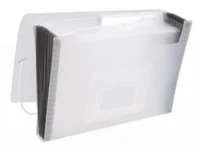 CONNECT Fächermappe A4 Transparent - Typ: Fächermappe - Ausstattung: Fächer - Taben - Gummiband - Detailfarbe: Transparent - Material: Polypropylen (PP)