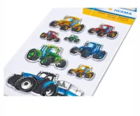 Herma Stickers Motivsticker Magic Taktoren 8 Stück, glänzend - Motiv: Traktor