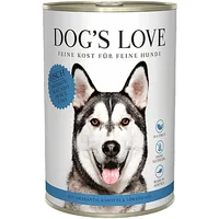 Dog's Love Nassfutter Adult Fisch, 400 g - Tierbedürfnis: Kein besonderes Bedürfnis - Nachhaltigkeit: Nicht angegeben - Lebensphase: Adult - Produkttyp: Alleinfutter - Packungsgrösse: 400 g - Fleischsorte: Fisch