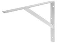 STRUCT Stegkonsole 30 x 20 cm Weiss - Detailfarbe: Weiss - Material: Stahl - Verpackungseinheit: 1 Stück - Oberfläche: lackiert - Produkttyp: Regalträger