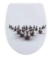 diaqua® Toilettensitz Duck mit Absenkautomatik, Weiss - Breite: 36.5 cm - Länge: 45 cm - Detailfarbe: Weiss