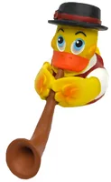 Lanco Badeente Alphorn, 14 cm - Eigenschaften: Naturkautschuk - Breite: 6.5 cm - Länge: 14 cm - Detailfarbe: Gelb - Produkttyp: Badeente