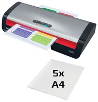 GBC Laminiergerät 250 A4 125 µm - Aufheizzeit: 1 min - Laminierverfahren: Kalt- und Heisslamination - Ausstattung: Abschaltautomatik - Maximale Folienstärke: 125 µm - Medienformat: A4 - Set: Keine Angaben
