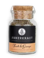 Ankerkraut Gewürz Fisch & Scampi 70 g - Produkttyp: Fleischgewürze & Marinaden - Ernährungsweise: Vegetarisch - Vegan - Laktosefrei - Glutenfrei - Produktionsland: Deutschland - Zertifikate: Keine Zertifizierung - Packungsgrösse: 70 g - Fairtrade: Nein