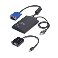 StarTech Mobiler Laptop Crash-Cart-Adapter USB-VGA-Mini DisplayPort KVM-Konsole Dateiubertragung-Videoaufzeichnung TAA