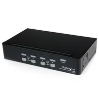 StarTech.com 4 Port Professional VGA USB KVM Switch with Hub - TAA