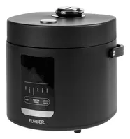 FURBER Reiskocher CHAN 1.2 L, Schwarz - Funktionen: Warmhalten - Kochen - Detailfarbe: Schwarz - Leistung: 280 W - Warmhaltefunktion: Ja - Timerfunktion: Ja - Volumen: 1.2 l