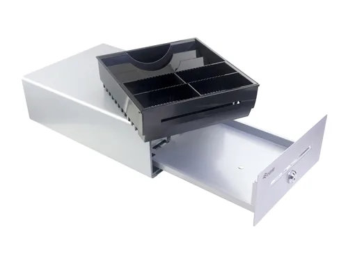 Equip Kassenschublade 4Schein-4Münzfächer RJ11 POS Silber