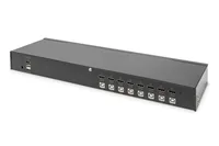 DIGITUS KVM-Switch, 8-Port, Single-Display, 4K, HDMI