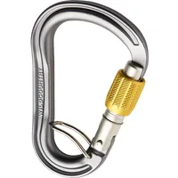 Wild Country Carabiner Xenon HMS Belay Grau - Farbe: Silber - Bruchkraft min.: 10 kN - Verrigelungssystem: Screw-Lock - Belastbarkeit längs: 7 kN - Belastbarkeit offen: 7 kN - Einsatzbereich Klettern: Bigwall-Klettern etc. - Felsklettern