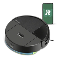 iRobot Saug- und Wischroboter Roomba 205 DustCompactor Combo - Ladezeit: 180 min - Fernbedienung: Smartphone (WLAN) - Detailfarbe: Schwarz - Filtertyp: Partikelfilter - Max. Laufzeit: 180 min - Nasswischfunktion: Ja