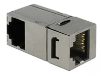 Delock Keystone-Modul RJ-45, Cat.6, 90° geschirmt - Modultyp: Keystone - Anschluss Front: Buchse RJ-45 - Anschluss Rück: Buchse RJ-45 - Medientyp: Netzwerk - Schirmung: Ja - Verpackungseinheit: 1 Stück