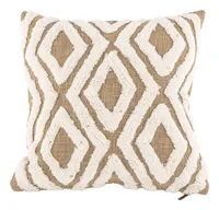 Tiseco Kissen Sahara Contrast 45 x 45 cm, Sand - Breite: 45 cm - Detailfarbe: Sand - Nachhaltigkeit: Nicht angegeben - Bezug abnehmbar: Nein - Mit Bezug: Ja - Produkttyp: Kissen mit Füllung