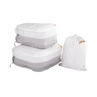 PGYTECH Aufbewahrungstasche Clothes Storage 3-teiliges Set - Materialtyp: Kunststoff - Material: Polyester (PES) - Detailfarbe: Weiss - Grau - Produkttyp: Aufbewahrungstasche