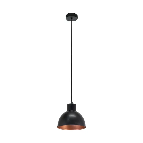 EGLO Leuchten Pendelleuchte TRURO 1 1x E27 Schwarz - Betriebsart: Netzbetrieb - Lampensockel: E27 - Smart Home: Nicht kompatibel - Farbtemperatur Kelvin: Je nach Leuchtmittel - Anwendungsbereich: Indoor - Gesamtleistung: 60 W
