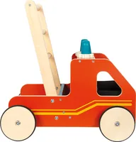 small foot Lauflernwagen Feuerwehr - Altersempfehlung ab: 12 Monaten - Detailfarbe: Rot - Material: Filz - Gummi - Holz - Metall - Nachhaltigkeit: Nicht angegeben - Produkttyp Lauflerner: Schiebewagen - Höhenverstellbar: Keine Angaben