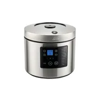 Solis Reiskocher und Steamer 5 l - Funktionen: Reis - Warmhalten - Wärmen - Dampfgaren - Kochen - Detailfarbe: Grau - Leistung: 860 W - Warmhaltefunktion: Ja - Timerfunktion: Ja - Volumen: 5 l