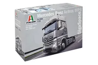 Italeri Bausatz Mercedes Benz Actros Giga Space 1:24 - Massstab: 1:24 - Level: 5 - Altersempfehlung ab: 10 Jahren - Set: Nein - Fahrzeugtyp: Lastwagen