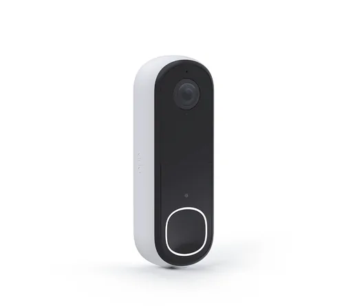 Arlo Kabellose Video-Türklingel 2K Video - App kompatibel: Ja - Typ: Videotürstation - Produktserie: Arlo - Anzahl Ruftasten: 1 - Integrierte Kamera: Ja - Stromversorgung: Akkubetrieb