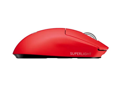 Logitech G PRO X SUPERLIGHT - Maus - 2.4 GHz - Rot