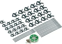 Windhager Pflanzenhalter Set 50-teilig - Zubehörtyp: Fixierung - Detailfarbe: Grün