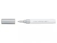 Pilot Permanent-Marker Pintor Fein Metallic Silber - Strichstärke: 1.0 mm - Verpackungseinheit: 1 Stück - Oberfläche: Metall - Stoffe - Kunststoff - Keramik - Glas - Papier - Set: Nein - Detailfarbe: Silber - Eigenschaft-Stift: Metallic - Lichtbeständig -