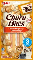 CIAO Churu Katzen-Snack Bites Huhn, 3 x 10 g - Snackart: Leckerli - Tierbedürfnis: Kein besonderes Bedürfnis - Geschmacksrichtung: Geflügel - Zertifikate: Keine Zertifizierung - Fleischsorte: Huhn - Packungsgrösse: 30 g