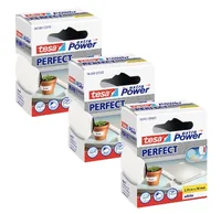 tesa Gewebeband -Set Perfect 38 mm x 2.75 m, 3 Rollen, Weiss - Breite: 38 mm - Länge: 2.75 m - Verpackungseinheit: 3 Stück - Detailfarbe: Weiss - Klebehaftung: Extra stark - Art: Gewebeband