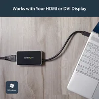 USB 3 TO HDMI W/ USB HUB .