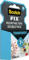Scotch Montageband Scotch-Fix, 19 mm x 1.5 m, 1 Rolle, Transparent - Breite: 19 mm - Länge: 1.5 m - Verpackungseinheit: 1 Stück - Detailfarbe: Transparent - Klebehaftung: Stark haftend - Art: Montageband
