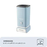Ariete Milchschäumer Cappuccino Vintage Blau - Produkttyp: Milchschäumer - Detailfarbe: Blau - Milcherwärmung: Ja