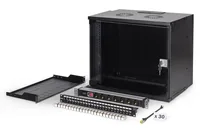 DIGITUS Netzwerk-Set 483 mm 19"" - 9HE, 540x400 mm BxT sw