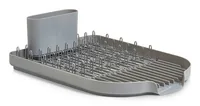 Zeller Present Abtropfgestell 45 x 32 x 13 cm, Metall / Kunststoff, Grau - Tiefe: 45 cm - Breite: 32 cm - Detailfarbe: Grau - Geschirrhalterung: Besteckhalter - Höhe: 13 cm - Produkttyp: Abtropfgestell