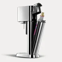 Sodastream Wassersprudler Enso mit Quickconnect und Flasche Silber - Breite: 16.1 cm - Höhe: 45 cm - Tiefe: 27.2 cm - Detailfarbe: Silber - Passender Zylinder: 60 l - Im Lieferumfang enthaltene Flaschen: 1