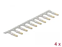 Delock Crimp-Kontakte für D-Sub Crimp Buchse 40 Stück - Kabeltyp: Crimp-Kontakte - Datenanschluss Seite A: Kein - Übertragungsart: Keine - Datenanschluss Seite B: Kein - Winkelstecker: Nein