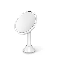 Simplehuman Kosmetikspiegel mit Sensor Touch Control Weiss - Vergrösserung: 5 × - Detailfarbe: Weiss - Form: Rund - Wandhalterung: Nein
