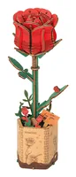 RoboTime Bausatz Red Rose 106-teilig - Modell Art: Dekoration