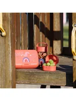 Koziol Snack- und Trinkflasche DREAMS coral red 500 ml - Materialtyp: Biokunststoff - Unterteilungsmöglichkeit: Nein - Material: Biozirkulärer Kunststoff - Detailfarbe: Rot - Spülmaschinenfest: Ja - Set: Nein