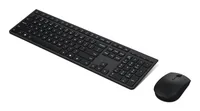 Lenovo 4X31R64328 clavier Souris incluse Bureau RF sans fil + Bluetooth Allemand Noir