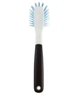 Oxo Good Grips Spülbürste Good Grips Schwarz/Weiss - Integrierter Seifenspender: Nein - Einsatzgebiet: Küche - Detailfarbe: Schwarz - Weiss - Nachhaltigkeit: Nicht angegeben - Borstenmaterial: Nylon - Geeignete Oberflächen: Universal